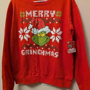 Grinch Christmas Sweater - Red